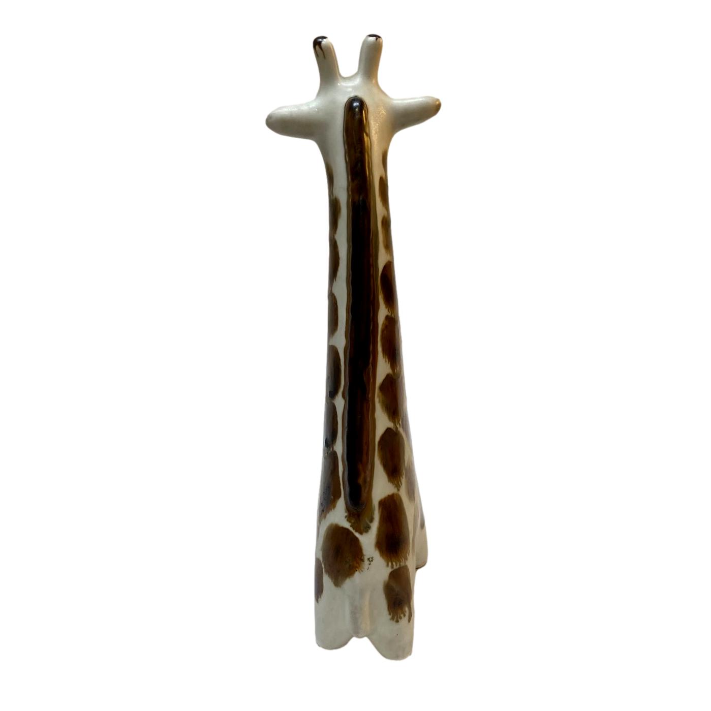 Taisto Kaasinen Arabia Finland Ceramic Giraffe Sculpture At City Issue