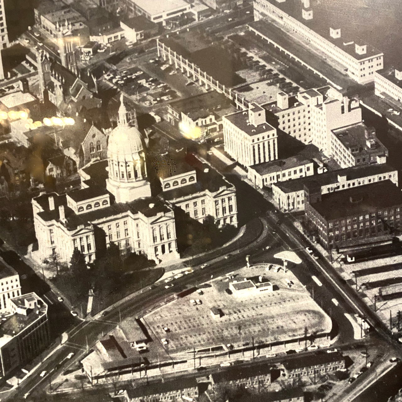 Early 1960s Photograph Of Downtown Atlanta At City Issue Atlanta