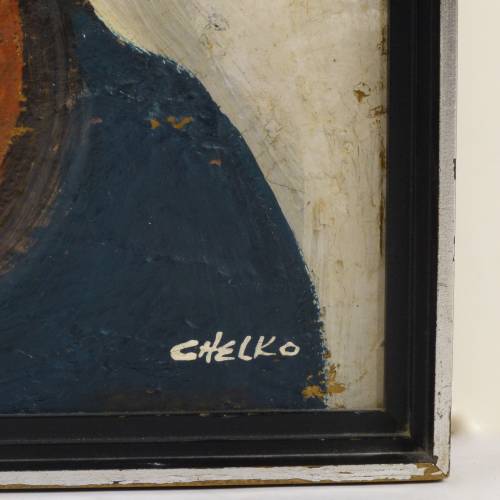 Paul Chelko Abstract Oil SOLD at City Issue Atlanta