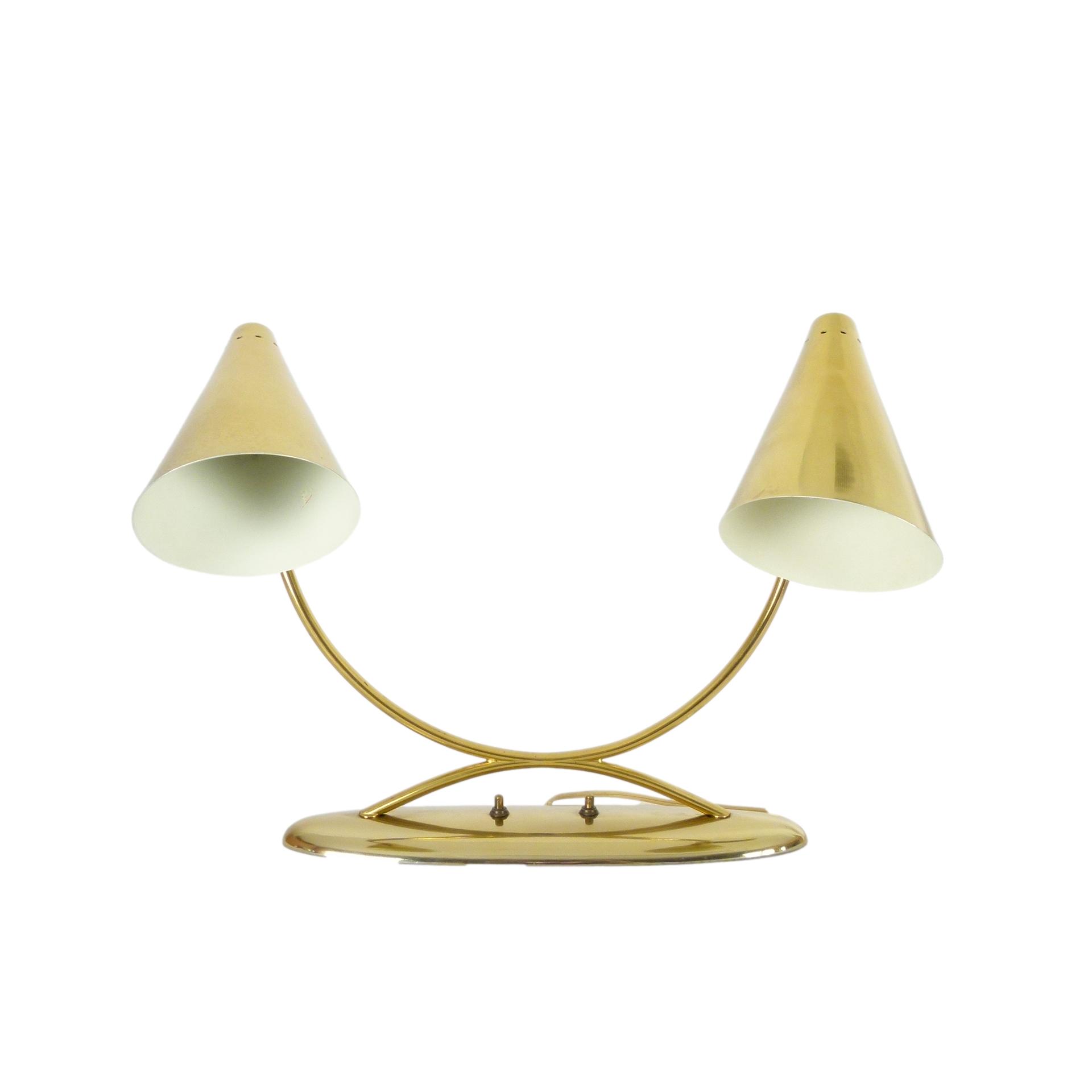 Brass Two Head Desk Lamp at City Issue Atlanta