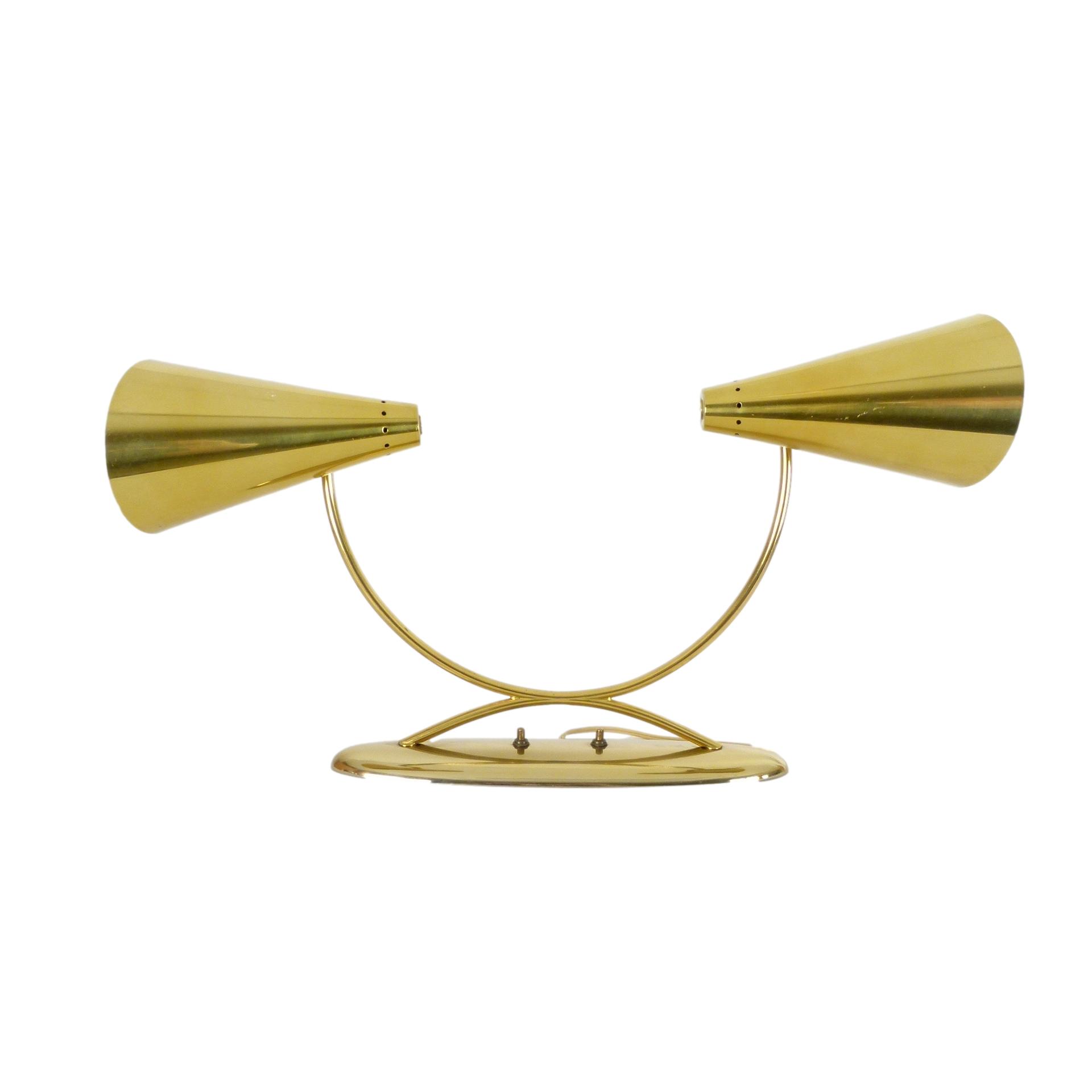 Brass Two Head Desk Lamp at City Issue Atlanta