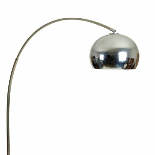 Chrome Arc Lamp with Marble Base at City Issue Atlanta