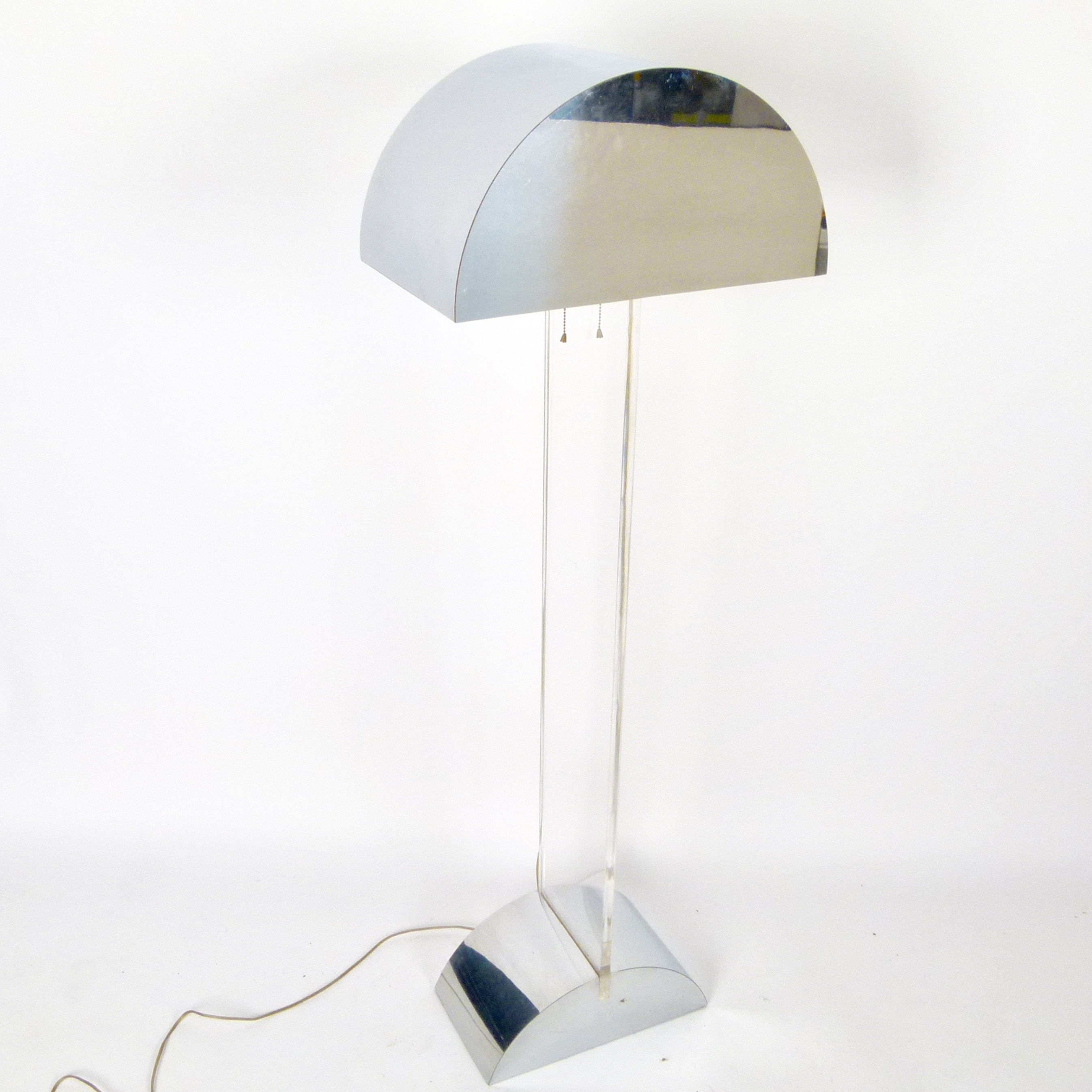 Lucite & Chrome Floor Lamp 21 at City Issue Atlanta