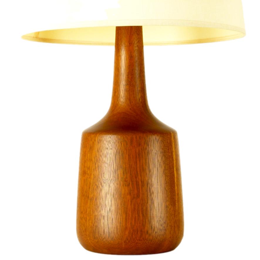 Sculpted Teak Lamp at City Issue Atlanta