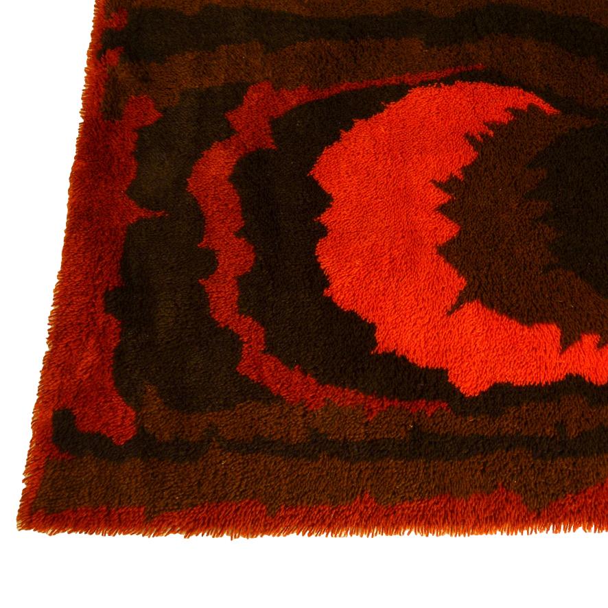 Abstract Design Wool Rya Rug at City Issue Atlanta