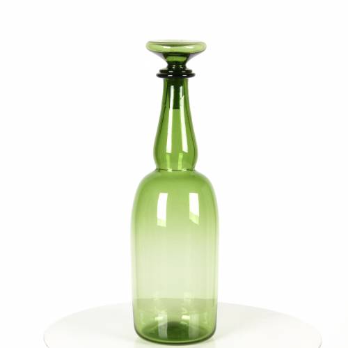 Large Blown Glass Bottle with Stopper at City Issue Atlanta