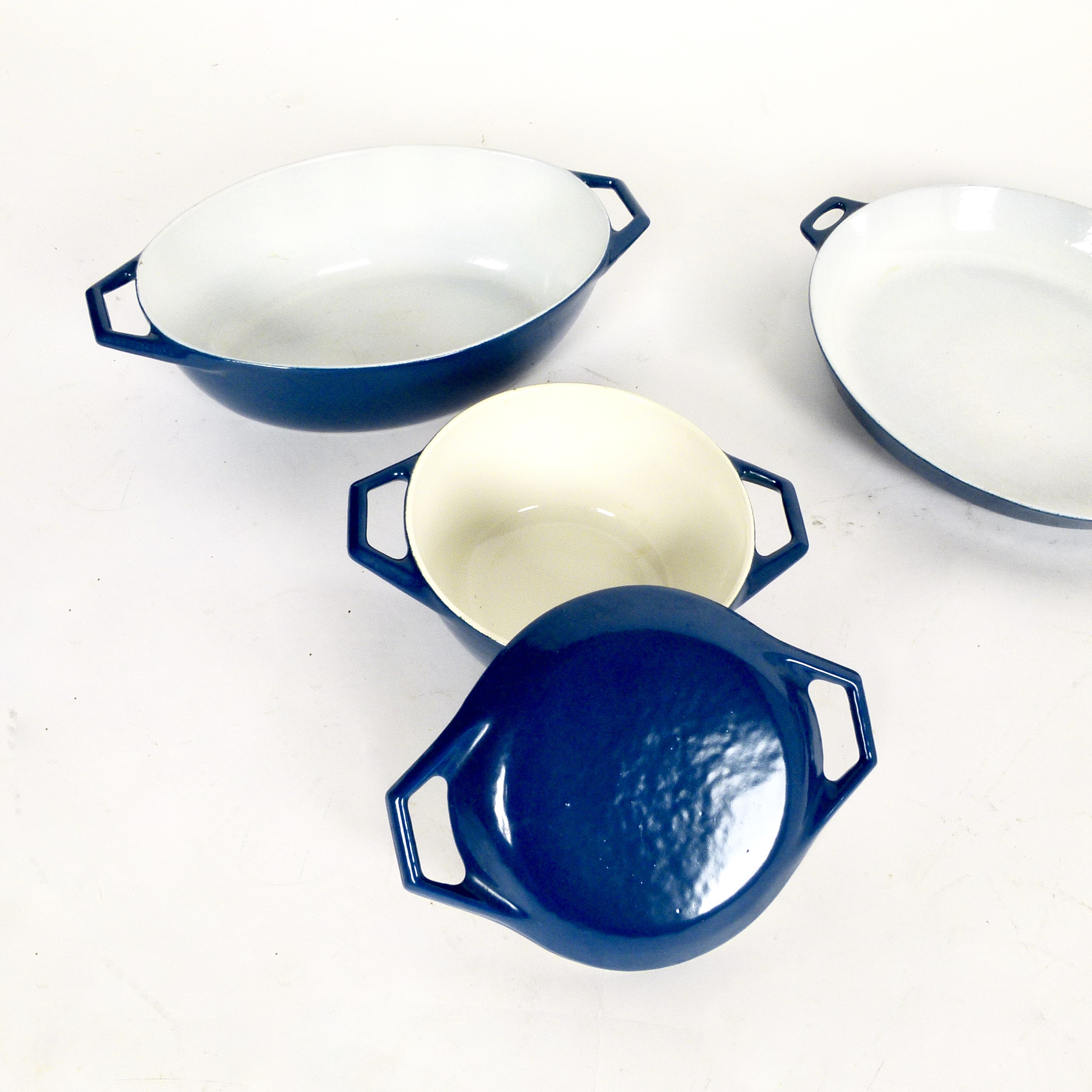 Sold at Auction: Vintage Copco Denmark Iron Enamel Cookware