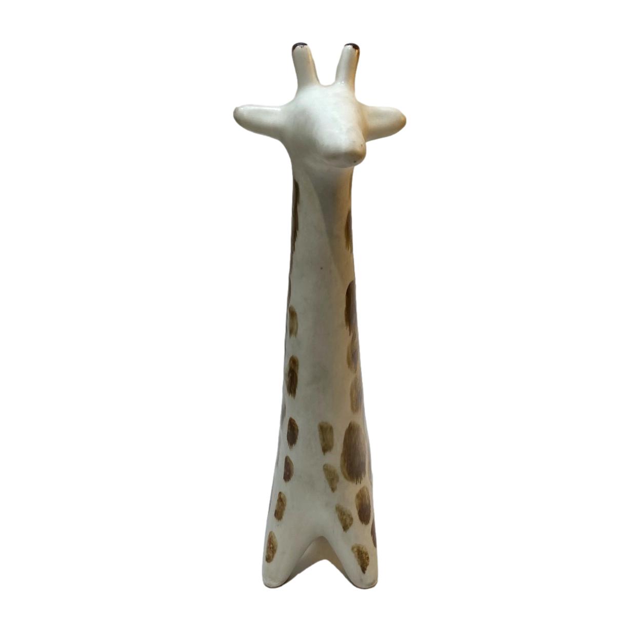 Taisto Kaasinen Arabia Finland Ceramic Giraffe Sculpture at City Issue  Atlanta