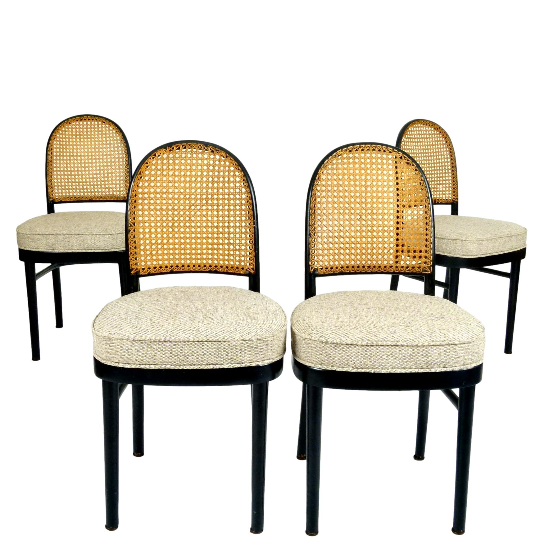 1960s Cane and Bentwood Dining Chairs, Set 4 at City Issue Atlanta