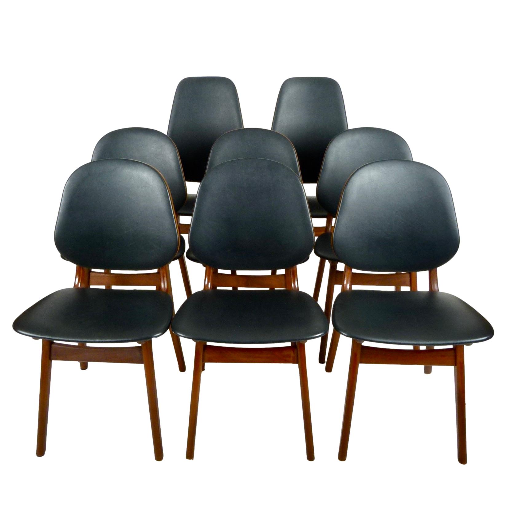 Set of 8 Arne Hovmand Olsen Dining Chairs