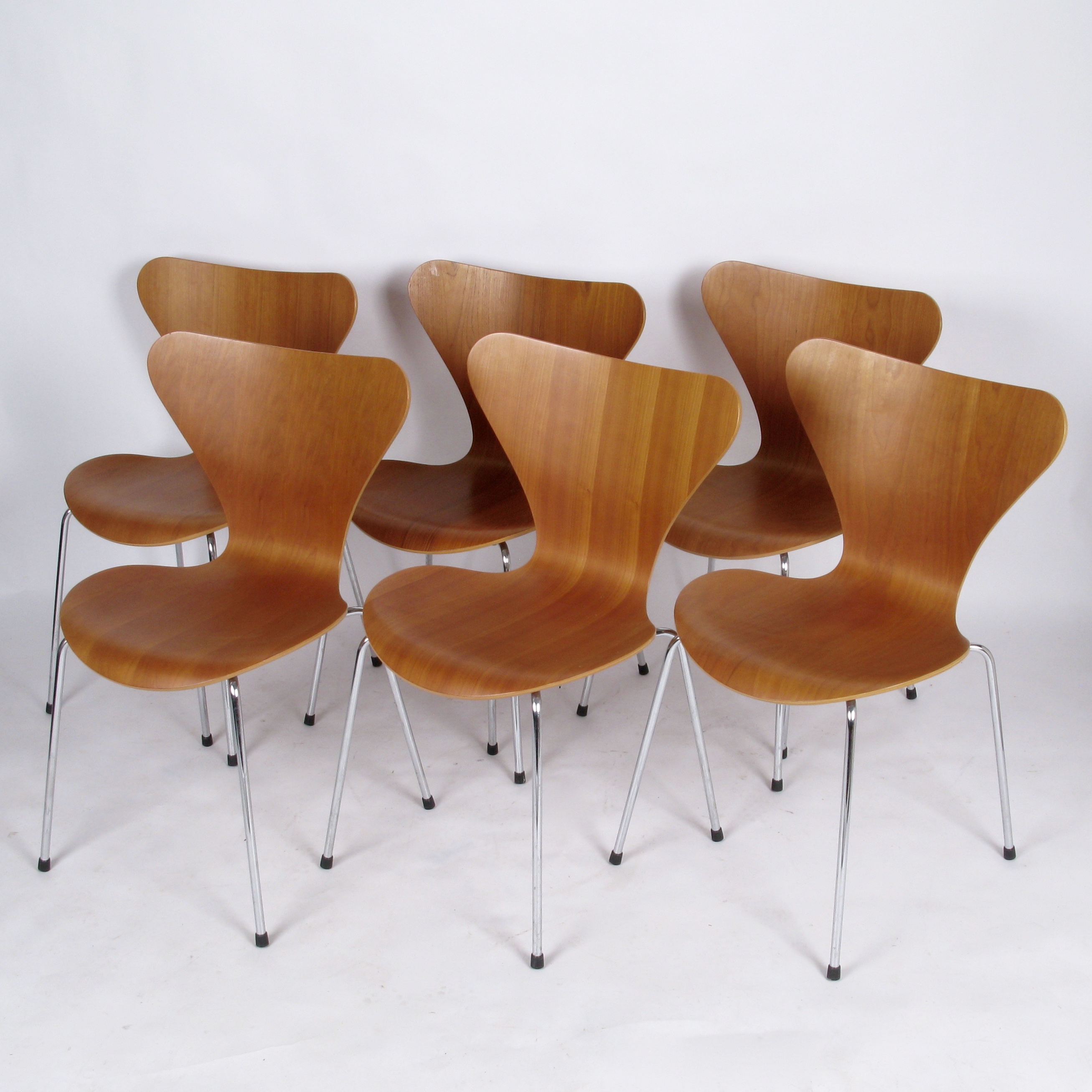 Six Arne Jacobsen Chairs