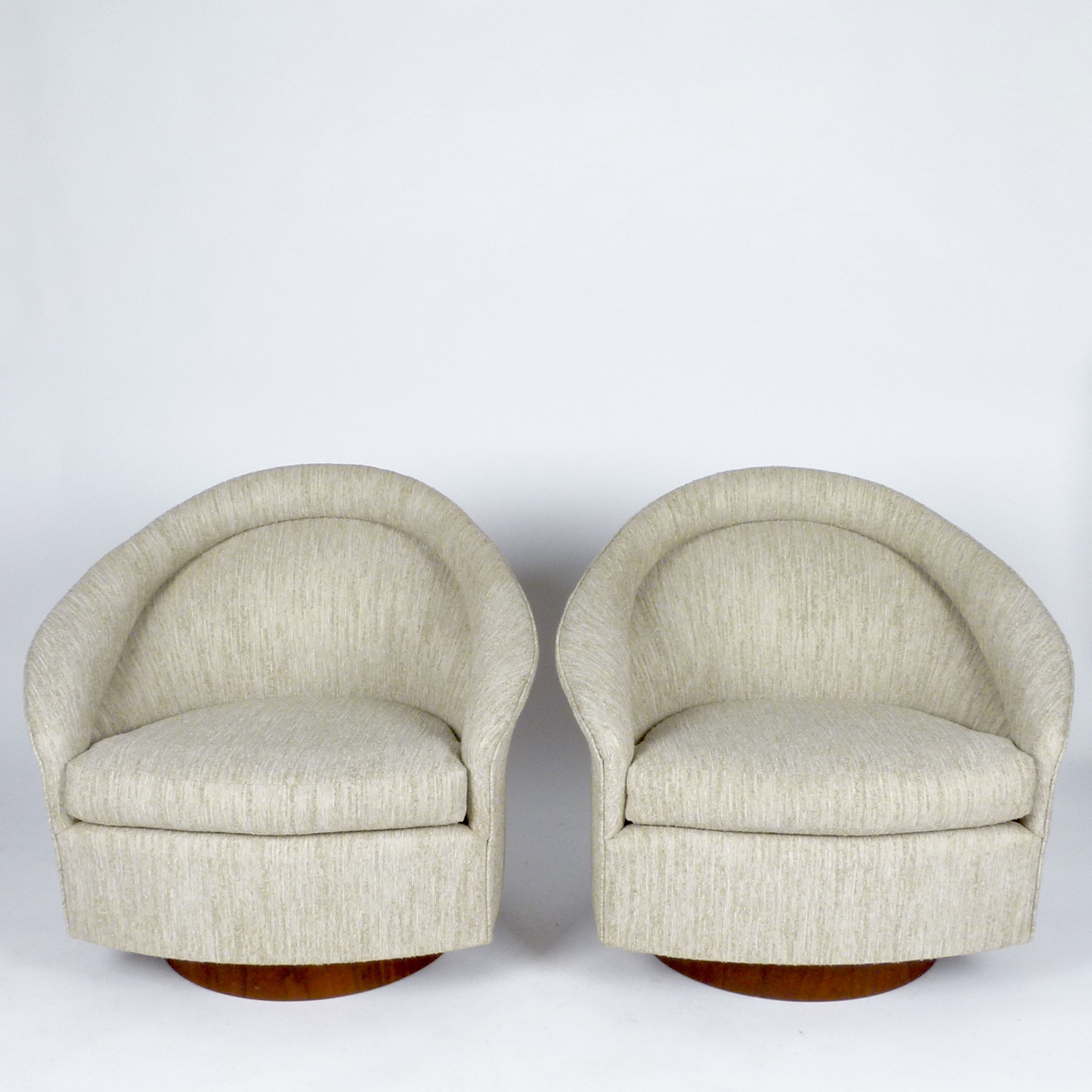 Pair of Milo Baughman Swivel Rocking ChairsSOLD at City Issue Atlanta