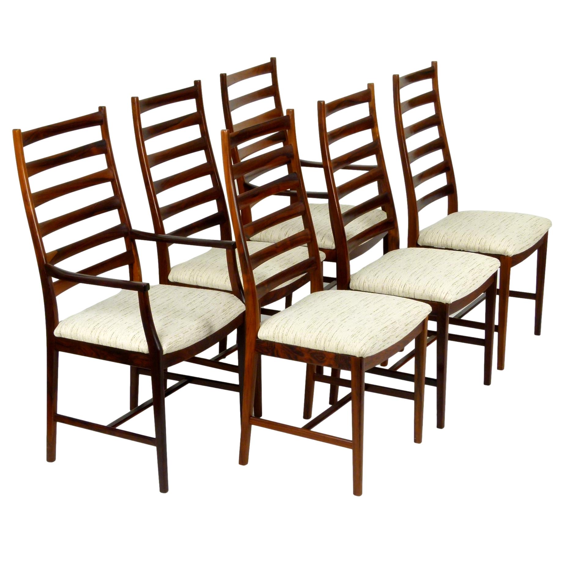 Set of 6 Rosewood Dining Chairs, Norway 21 at City Issue Atlanta