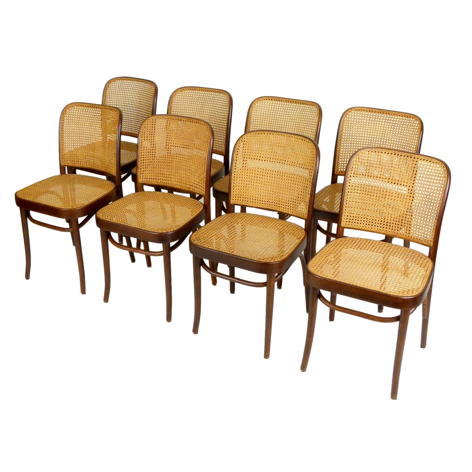 Set of 8 Hoffman Chairs by Thonet Poland at City Issue Atlanta