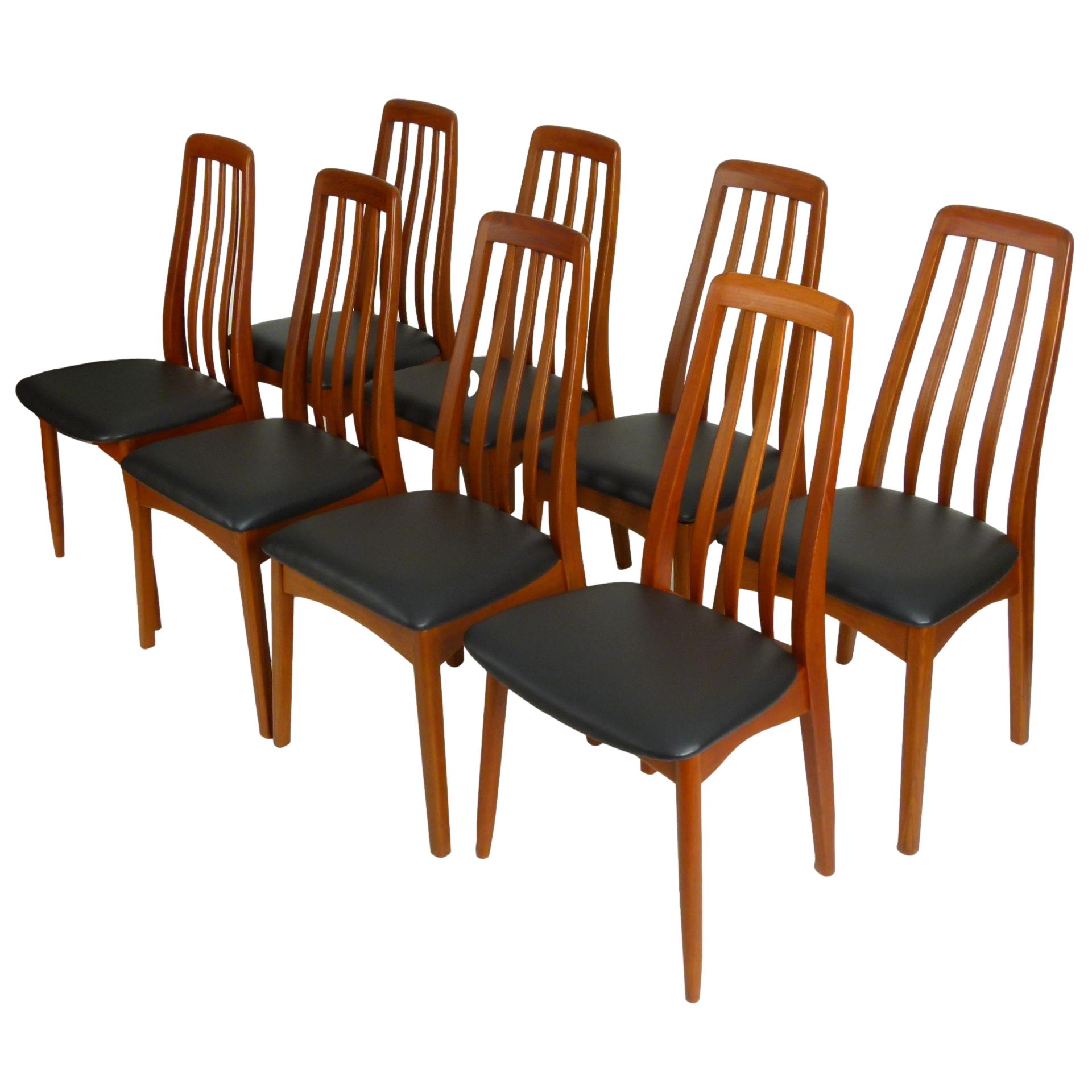 Set of 8 Scandinavian Teak Dining Chairs at City Issue Atlanta