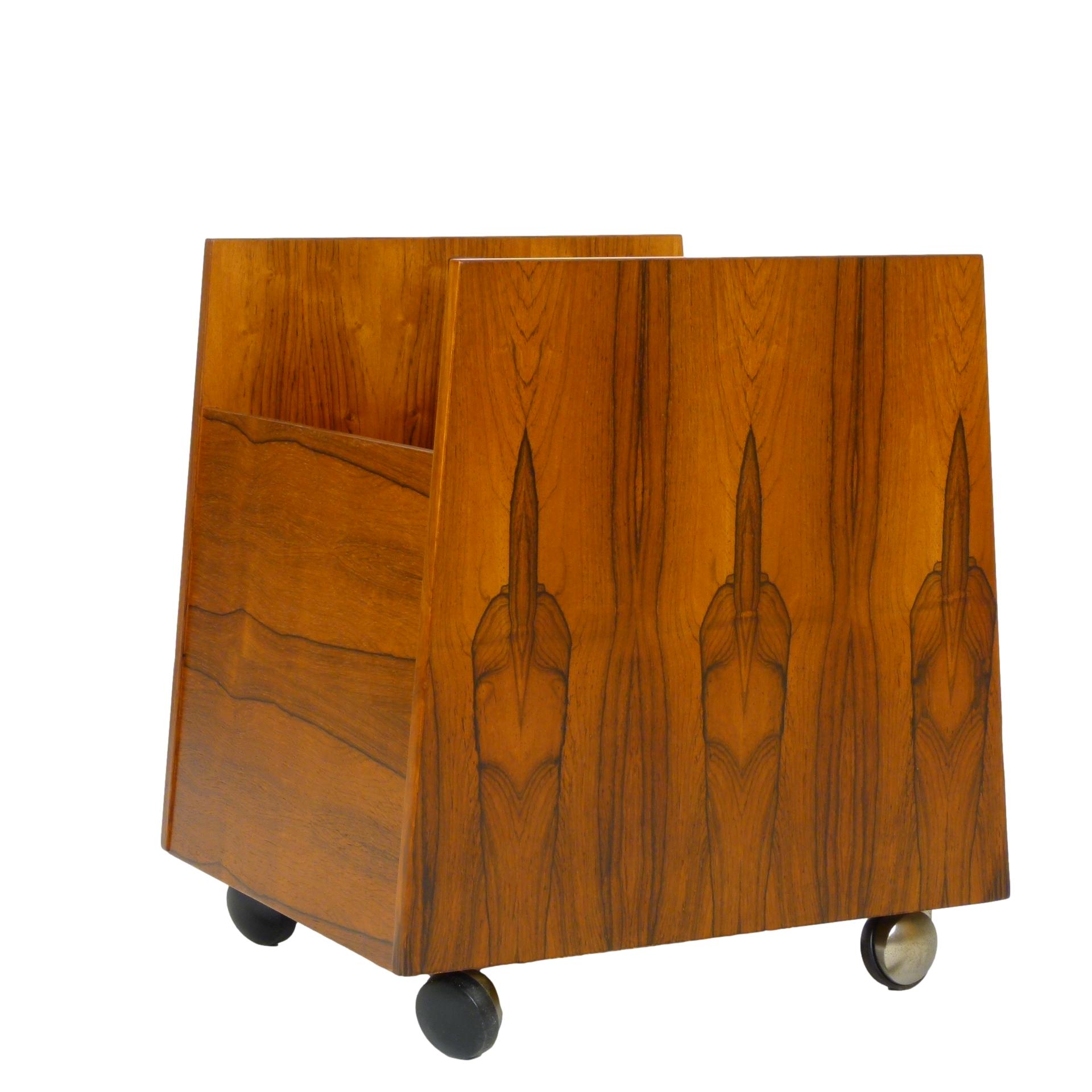 1960s Rosewood Record/Magazine Holder by Bruksbo, Norway at City