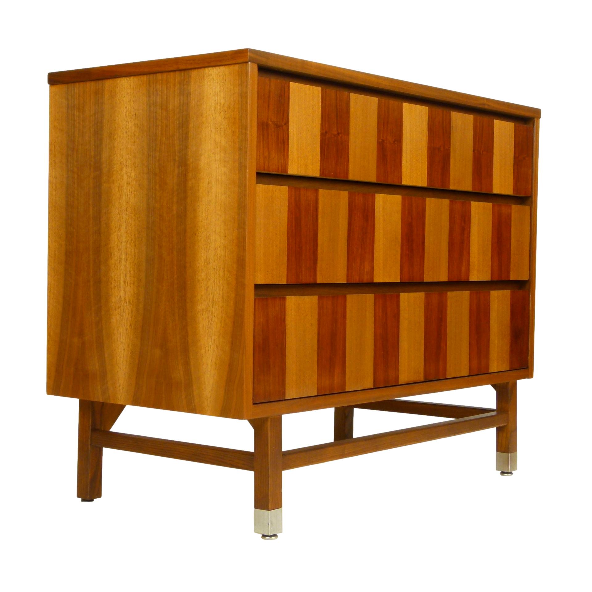 1960s Walnut and Rosewood Chest 22 at City Issue Atlanta