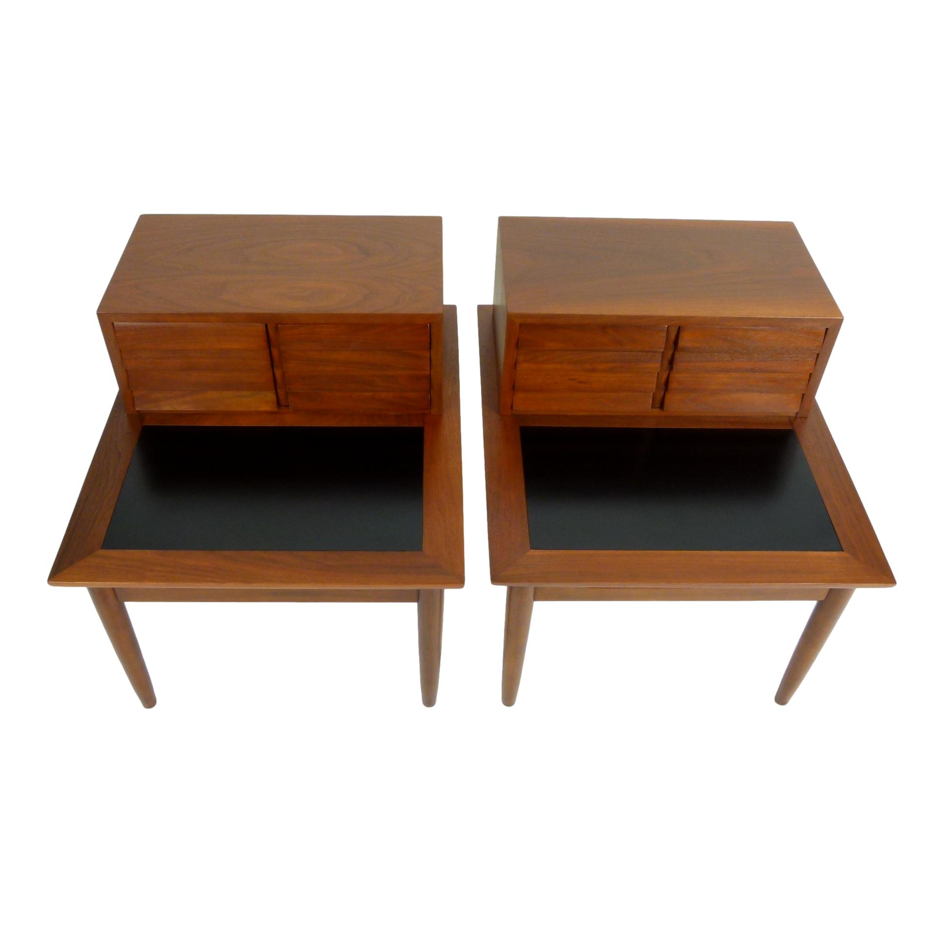Pair American of Martinsville "Dania" Nightstands / Side Tables at City Issue Atlanta