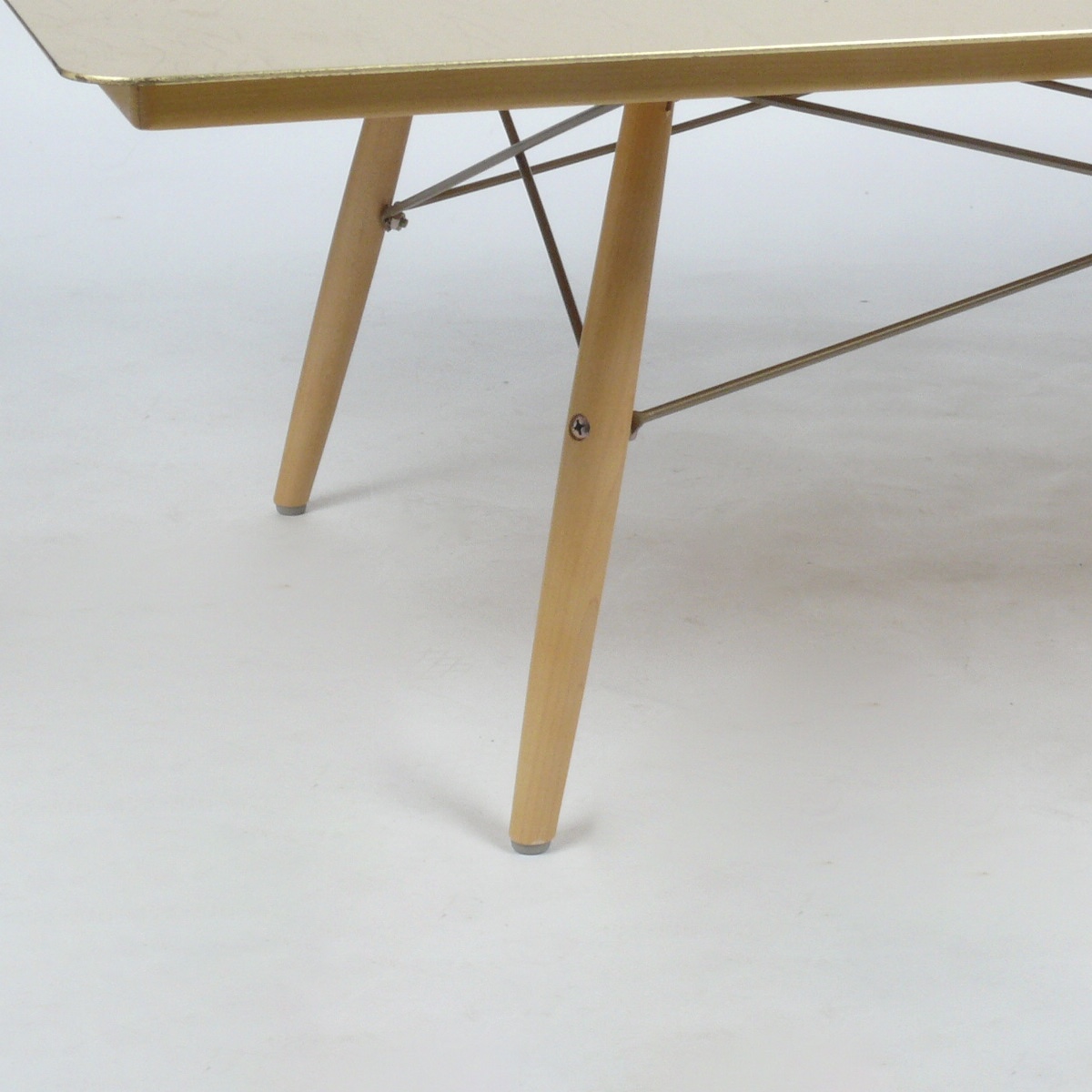 Eames Gold Coffee Table Modern Vintage Amsterdam Original Eames